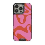 Ride The Wave - iPhone 16 Pro Case, Elite Dark (MagSafe) / Silver