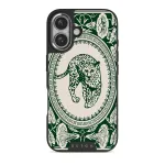 Antique - iPhone 16 Plus Case, Elite Dark (MagSafe) / Silver