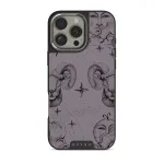 Aries - iPhone 16 Pro Case, Elite Dark (MagSafe) / Silver / Purple