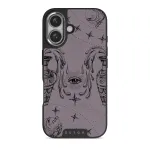 Aquarius - iPhone 16 Plus Case, Elite Dark (MagSafe) / Silver / Purple