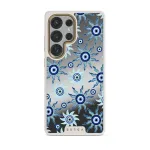 Blue Gaze - Samsung Galaxy S25 Ultra Case, Elite Mirror Light (Magnetic) / Gold