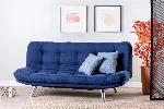 3-kohaline diivanvoodi Hanah Home Misa, tumesinine, 200 x 95 x 105