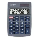 Vector KAV VC-100 office calculator, 8 digits, 58 x 88.5 mm, grey