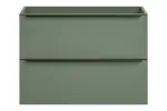 Vannitoakapp, 80 cm, 2 sahtlit, &bdquo;Sombra Green&ldquo;, 82-80-46-2s