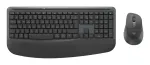 Logitech Signature Comfort Plus Combo MK880 for Business klaviatuur ja hiir komplektis, universaalne USB + Bluetooth, QWERTZ, saksa, grafiit