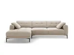 Left Velvet Sofa, "Lazio", 3 Seats, 291x174x86 Made in Europe