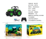 Green tractor 1:24 with remote control