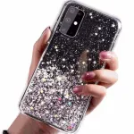"Glue Glitter Back Case Apple iPhone 11 Pro" Black