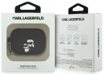 Silicone Karl and Chaupette Head 3D Apple AirPods Pro 3 Black