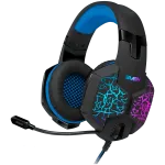 Gaming headphones with microphone SVEN AP-U980MV black-blue (USB, LED, 7.1)