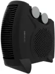 Cecotec ReadyWarm 2000 Max Dual Black | Fan heater | 2000 W | Number of power levels 3 | Suitable for rooms up to 20 m&sup2; | Black