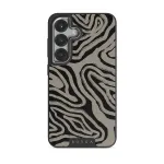 Black Sand - Samsung Galaxy S25 Plus Case, Elite Dark (Magnetic) / Silver