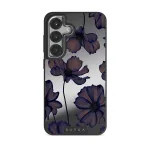 Velvet Night - Samsung Galaxy S25 Case, Elite Mirror Dark (Magnetic) / Silver
