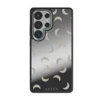 Moonstone - Samsung Galaxy S25 Ultra Case, Elite Mirror Dark (Magnetic) / Silver