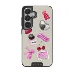 Baby Girl - Samsung Galaxy S25 Case, Elite Dark (Magnetic) / Silver