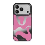 Ride The Wave - iPhone 17 Pro Case, Elite Mirror Dark (MagSafe) / Silver