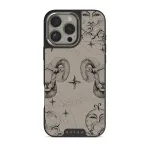 Aries - iPhone 16 Pro Case, Elite Dark (MagSafe) / Silver / Nude