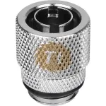 Pacific 3/8 "" IN x 1/2 OUT Compr. silver