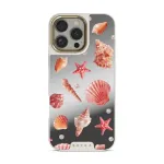 Seashells - iPhone 16 Pro Max Case, Elite Mirror Light (MagSafe) / Gold