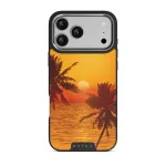 Golden Sky - iPhone 17 Pro Max Case, Elite Dark (MagSafe) / Silver