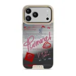 Library Card - iPhone 17 Pro Max Case, Elite Mirror Light (MagSafe) / Gold