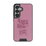 Read Me - Samsung Galaxy S25 Case, Elite Dark (Magnetic) / Silver