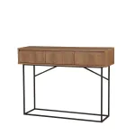 Konsolla laud, Hanah Home, p&auml;hkel Must, 120 x 90 x 36, cm