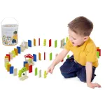 Viga puidust ehitusklotside komplekt Domino Farm, 116 osa