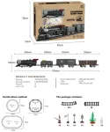 Retro Train with Lights, Sounds and Smoke Function 172cm