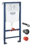 Grohe Rapid SL &ndash; riputatav WC-raam, Skate Air loputusnupp, kroom 39442000