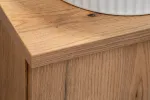 100 cm m&ouml;&ouml;blikomplekt lauaplaadi ja pesukorviga kapiga SET-NOD B OAK 100CM S LB