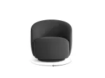 Swivel Armchair, "Savona", 1 Seat, 69x72.5x70.5 Made in Europe