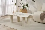 Kohvilaud, Hanah Home, kreemjas, 110 x 40 x 70