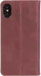 "Sunne 4 Card Book Case iPhone XS Max" Vintage Red