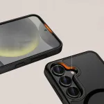"MagSafe Case Galaxy S25 Plus" Matte Black