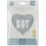 Foil Balloon Heart shaped "It''s a Boy" 45cm