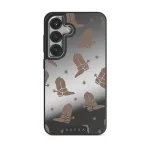 Howdy - Samsung Galaxy S25 Case, Elite Mirror Dark (Magnetic) / Silver