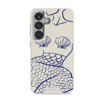 Marine Muse - Samsung Galaxy S25 Case, Elite Light (Magnetic) / Silver