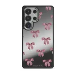 Ballerina - Samsung Galaxy S25 Ultra Case, Elite Mirror Dark (Magnetic) / Silver