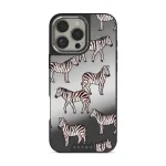 Wild Spirit - iPhone 16 Pro Max Case, Elite Mirror Dark (MagSafe) / Silver