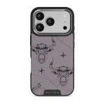 Taurus - iPhone 17 Pro Case, Elite Dark (MagSafe) / Silver / Purple