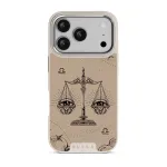 Libra - iPhone 17 Pro Case, Elite Light (MagSafe) / Silver / Beige