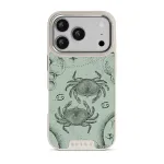 Cancer - iPhone 17 Pro Case, Elite Light (MagSafe) / Silver / Turquoise