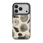 Shell Mosaic - iPhone 17 Pro Case, Elite Dark (MagSafe) / Silver