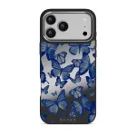 Butterfly Effect - iPhone 17 Pro Max Case, Elite Mirror Dark (MagSafe) / Silver
