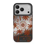 Ipanema - iPhone 17 Pro Case, Elite Mirror Dark (MagSafe) / Silver