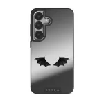 Wingspan - Samsung Galaxy S25 Case, Elite Mirror Dark (Magnetic) / Silver