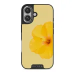 Hibiscus - iPhone 16 Plus Case, Elite Dark (MagSafe) / Silver