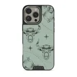 Taurus - iPhone 16 Pro Case, Elite Dark (MagSafe) / Silver / Turquoise