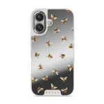Honeycomb - iPhone 16 Case, Elite Mirror Light (MagSafe) / Silver